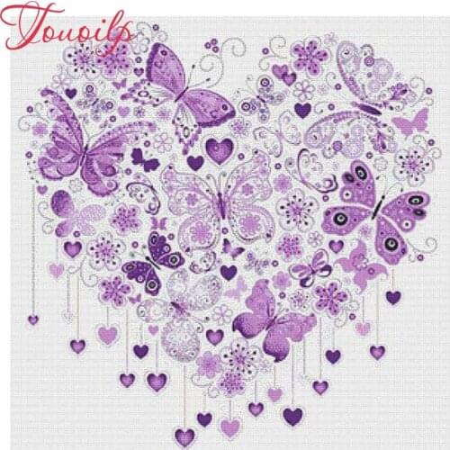 DIY diamond painting Love butterfly rhinestone Diamond needlework full spuare&round embroidery painting cross stitch