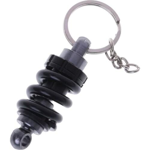 Car Motorcycle Keychain Motor Modified Shock Absorber Key Ring Car Decoration