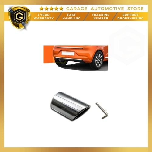 For Renault Clio 5 Stainless Steel Chrome Exhaust Tip Screw 2019 and Above