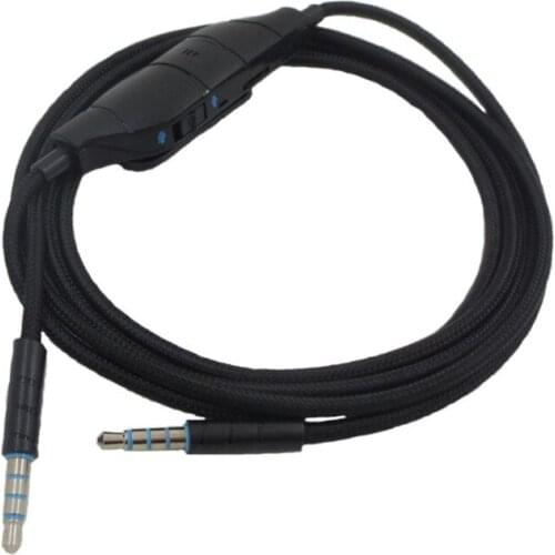 K5DB 2021 New Replacement 1.5m Extend Cable Headphone Cable Cord Line for logitech- G633 G635 G933 G935 Gaming Headsets