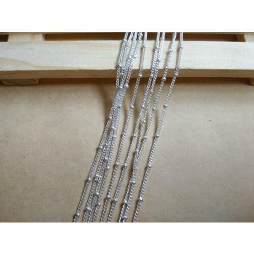 Bracelet necklace material DIY steel chain accessories Jewelry parts brass chain/1.3MM SMB1023