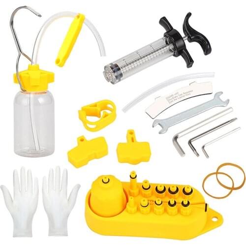 Bicycle Hydraulic Disc Brake Oil Bleed Kit Tools For Series MTB Road Bike Brake Repair Tool
