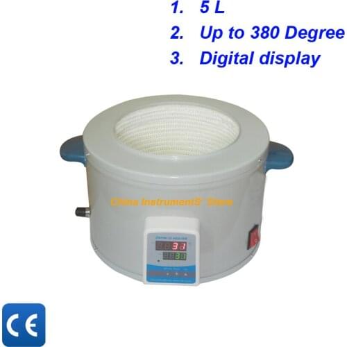 Free shipping, 5L heating mantle for flask