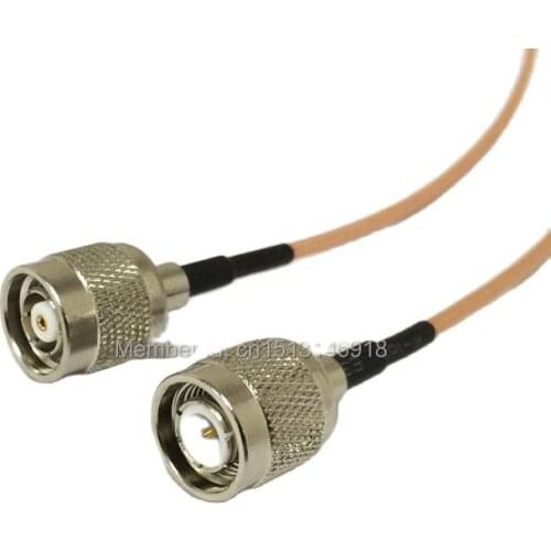 New TNC Male Switch RP-TNC Male Plug Connector RG316 coaxial cable Wholesale Fast Ship 15CM 6" Adapter