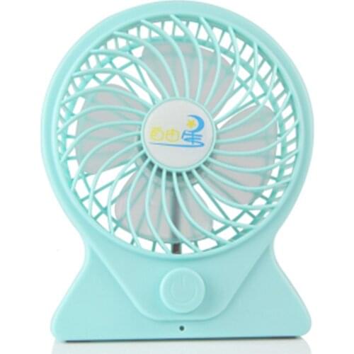 New Portable Rechargeable USB Mini Fan Handheld Travel Blower Air Cooler Ventilation Fan Mechanical Timer Control Rotary Vane
