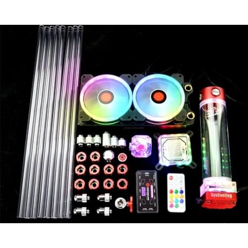 OCOCOO Computer Water Cooling Heat Dissipation Package Liquid Cooling AMD CPU PETG System Support