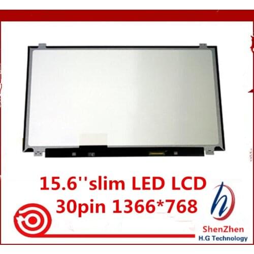 Original 15.6 eDP LED B156XTN04.0 B156XTN04.1 B156XTN04.4 NT156WHM-N12 LP156WHB TP C1 For lenovo y50 Laptop LCD screen 1366*768