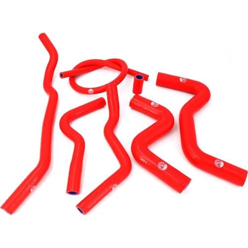 Silicone Radiator Hose Fit For Peugeot 206 1.6L MANUL 16V 1998-2007(8PCS) red/blue/black