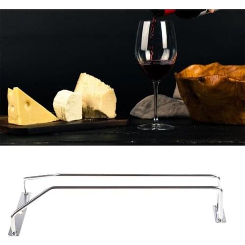 27CM Wine Glass Rack Hanging Stemware Holders Under Cabinet Home Bar