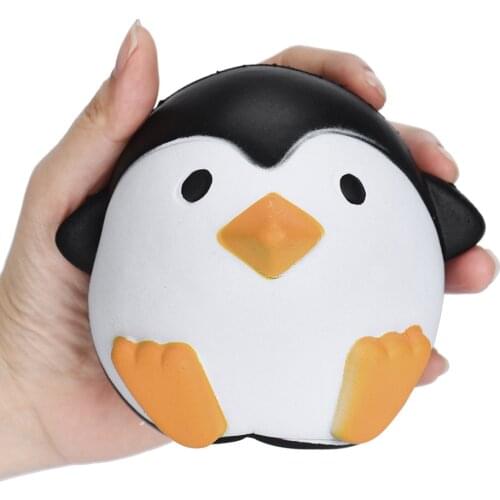 Squeeze Toy Cute Cartoon Squeeze Squishy Cute Penguins Slow Rising Cream Scented Decompression Toys For Anti Stress