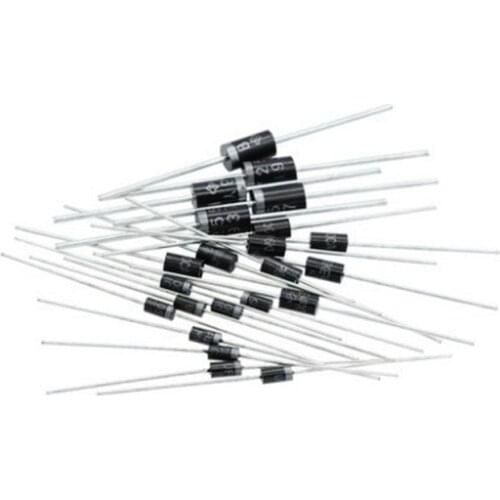 20PCS Rectifier Diode 1N5408 1N5404 1N5401 1N5822 1N5818 UF5408 UF5402 6A10 10A10 DO-27