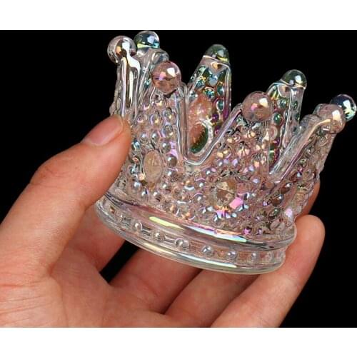 1Pcs Crystal Glass Cup Nail Liquid Container 6Styles Mini Bowl Dappen Dish Holder Nail Tool