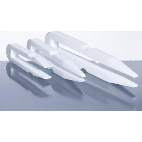 100 150 200mm Lab Thickened PTFE Polytef Tweezers Laboratory Strong Acid and Alkali Resistant