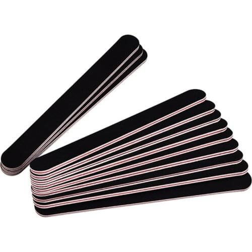 12 pcs Nail File Professional Nail Buffer Block Sandpaper Strong Straight Line Angle Buffing Sanding Files Wholesale