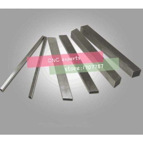 2pcs HRC60 8*10*200mm High-speed steel Sharp steel STEEL BILLETS blade Flat HSS Turning tool DIY knife material, Lathe tool