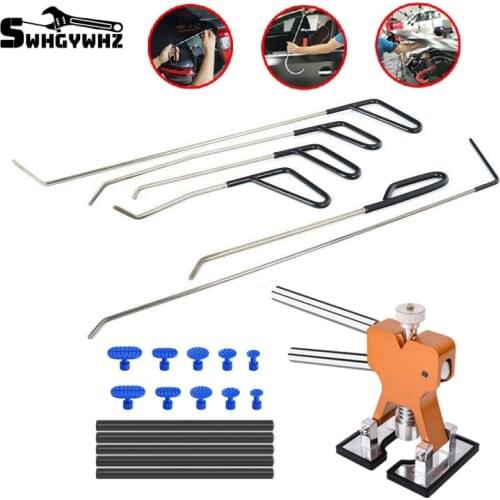 30PCS Automotive Paintless Dent Repair Removal Tools Puller Kits Hail Repair Tools Hooks Rods