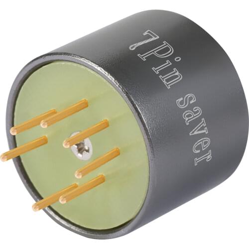 7Pin Gold Plated Vacuum Tube Socket Saver Base For 6AU6 6AQ5 6X4 ECC91 6Z4
