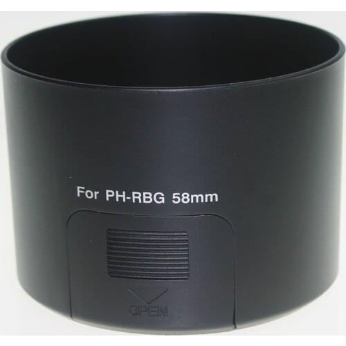 DSLR Camera Lens Hood For PH-RBG 58mm Lens Hood for Pentax SMCP-DA 55-300mm f4-5.8 ED Bayonet Mount Design