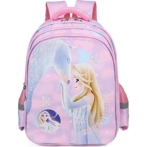 New Disney Frozen Backpack Children School Bags Kids Elsa Schoolbags Book Bag For Grade 1-3 Student