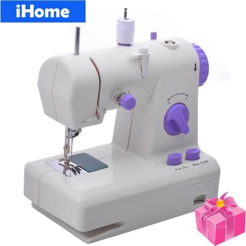 New Electric Household Multi Function Sewing Machine Adjust Stitch Length Reverse Sewing Fabric Tools sewing machine Kids gift