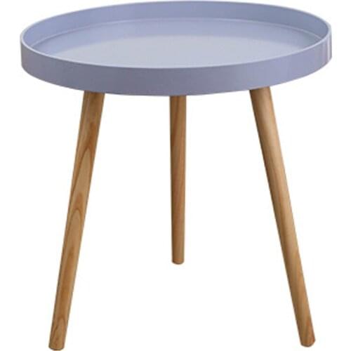 Round Side Table Creative Coffee Table Bed Sofa Round Side Table Tea Fruit Plate Small Desk Living Room Bedroom Home Furniture