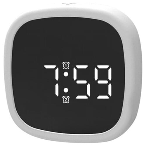 Square Small Alarm Clock Luminous Silent LED Digital Multifunctional Electronic Desktop Digital 2020