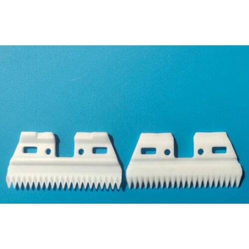 Free shipping 5pcs 21 teeth white zirconia ceramic clipper blade