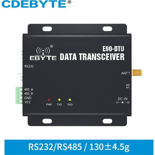 433Mhz Modbus Wireless Data Transceiver Modem 17dbm 1km RS232 RS485 Ebyte E90-DTU-433C17 High Speed Continuous Transmission