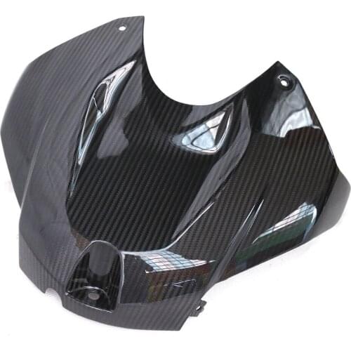For BMW S1000RR Carbon Fiber Front Gas Cap Tank Cover Fairing Kits Guard Protective Cover 2015 2016 2017 2018