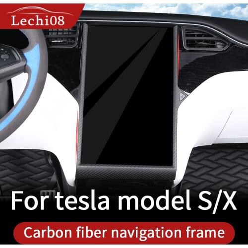 Navigation frame for tesla model s accessories tesla model x carbon tesla 2018 model s car tesla model s carbon fiber interior