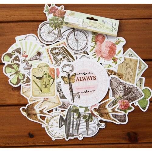Retro animals Die Cuts for Scrapbooking Happy Planner/Card Making/Journaling Project C037