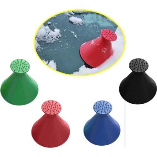 Car Windshield Ice Scraper Tool Cone Shaped Outdoor Round Funnel Remove Snow Removel Funnel Body Kit