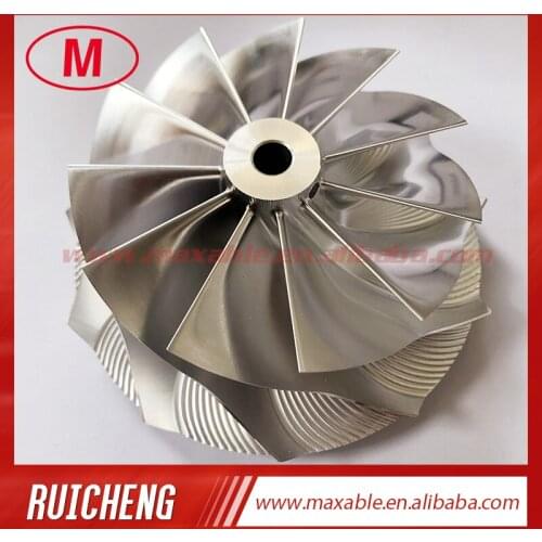 T51R 85.00/102.33mm 11+0 blades turbocharger milling/aluminum 2618/billet compressor wheel