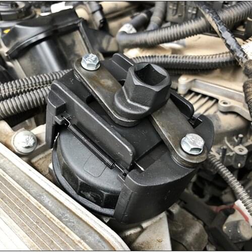 60-80mm Universal Cast Steel Adjustable 2 Jaw Oil Filter Wrench Fuel Remover Removal Tool Two-Claw Cast Steel Filter Wrenches