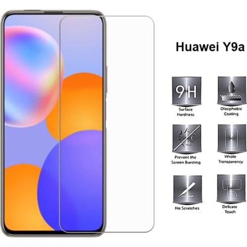 Protective Glass For Huawei Y9A Y9 A Y 9A Tempered Glass Screen Protector on Hawei Huwei Hauwei Huawey Y9A FRL-L22 FRL-L23 Vidro
