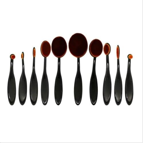 Toothbrush Shaped Makeup Brushes For Foundation Powder Brush Eyeshadow Brush Concealer Makeup Brush Cosmetics Beauty 10pcs