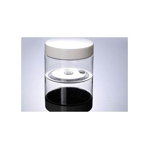 150G transparent PET cream bottle with white lid cosmetic container cream bottle Cosmetic Packaging