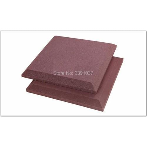 Brand New 16pcs 50*50*5cm acoustic Foam Brown color studio Soundproof foam acoustic panel acoustic-foam acoustic absorbers sound