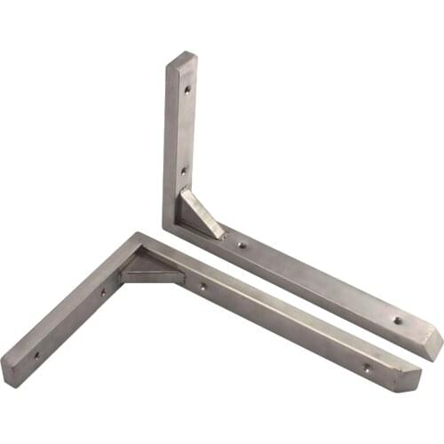 2 Pcs Wall Mounted Triangular Shelf Braces Heavy Duty Shelf Brackets For Table Work Bench