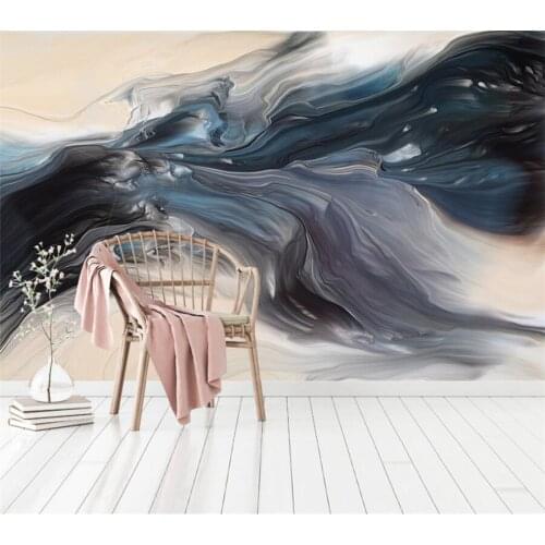 Wellyu Custom mural 3d wallpaper new Chinese style abstract dynamic line texture landscape art TV background wallpaper