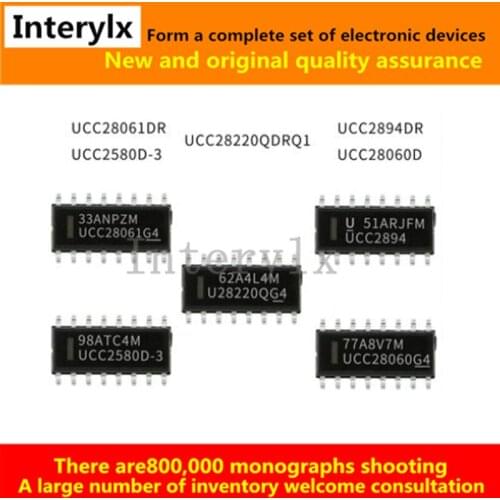 5Pcs UCC28061DR UCC2580D-3 UCC28220QDRQ1 UCC2894DR UCC28060D SOP-16