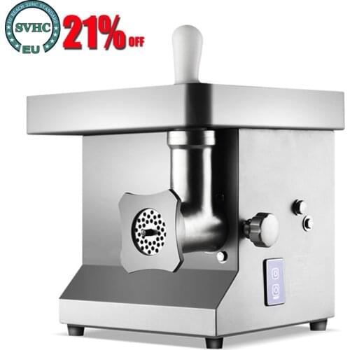 850W Electric Meat Grinder Commercial Stainless Steel Meat Grinder Chopper Mincer Sausage Stuffer Tool Food Processor 250kg/h