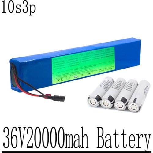 High Power And Capacity Electric Bicycle, 36V, 20Ah, 18650, 10S, 3P, 350W, 500W, 8800, 42V, With 15A BM