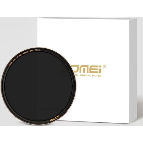 Zomei Filtro ND8 ND64 ND1000 Filter Neutral Density Glass Filter 49 52 55 58 62 67 72 77 82mm for canon nikon sony camera lens