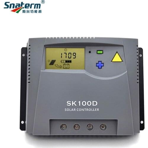 Charge controller 12V 24V 48V 100A 80A Solar Charge Controller Solar Panel Battery Regulator Dual USB LCD Display