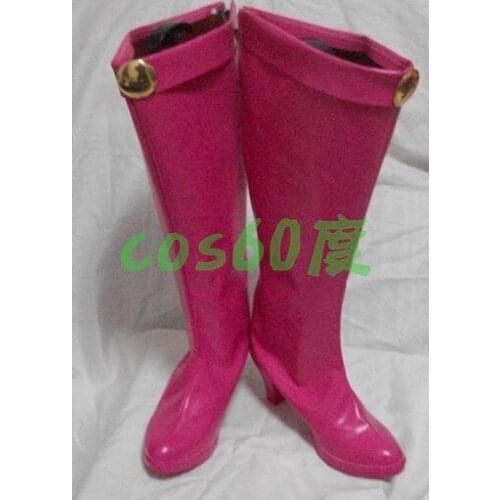 Tales of Destiny 2 Harold Belserius Red Cosplay Boots shoes S008
