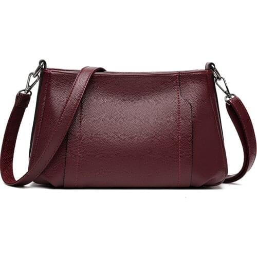 Womens bag Soft Leather Handbags Women High Quality Small Genuine Leather Shoulder Bag Lady Casual Crossbody Bags For Women
