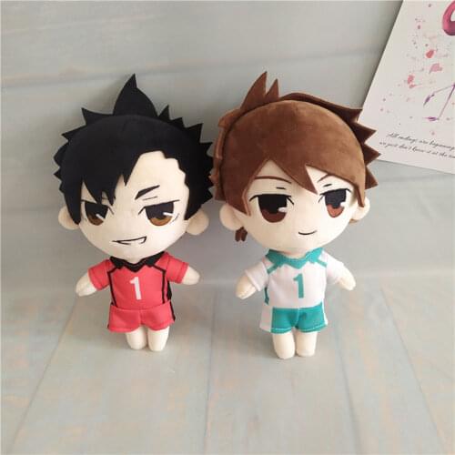 Japanese Anime Haikyuu Plush Toy Hinata Tobio Nishinoya Tsukishima Oikawa Stuffed Toy Cute Cosplay Action For Birthday Gifts