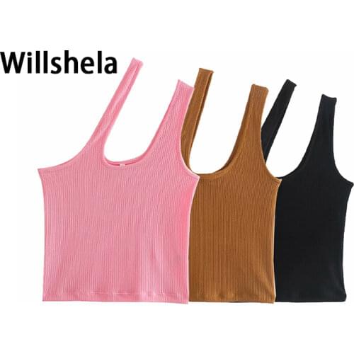 2021 Irregular Top Women Fashion Design Casual Chic Lady y2k tops Woman sexy Crop Top Summer