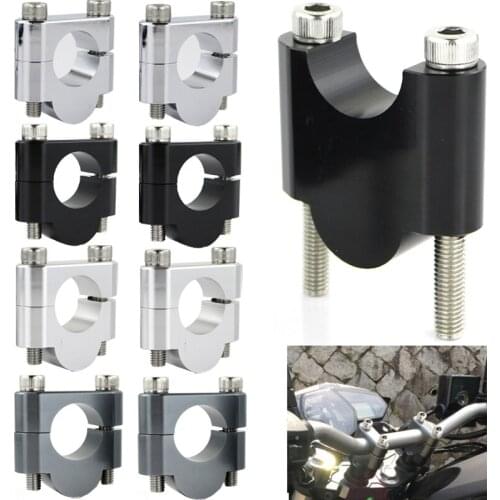 1 1/8" 28mm Handlebar Riser Clamps Handle Bar Mount Risers CNC Aluminum Fit For Aprilia Tuono 1000R Tuono V4 APRC 1100 Shiver